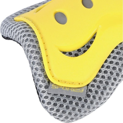 Set mbrojtësesh Spokey 940932, madhësia L, për fëmijë 25-50 kg, i verdhë