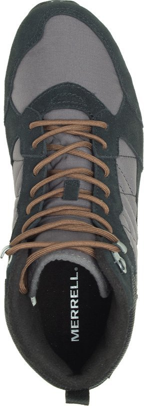 Çizme malore Merrell Alpine Sneaker Mid Plr Wp 2 M, të papërshkueshme nga uji, për meshkuj, të zeza