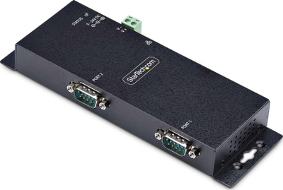 Сериски конвертор во Етернет StarTech 2 порти, RS232 DB9, RJ45 LAN, метално куќиште
