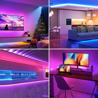 Set LED RGB 12V – Shirit 5m 5050 14.4W/m IP20