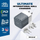 Karikues muri Energizer Ultimate, 20W GaN PD, USB‑C, ngjyrë argjendtë