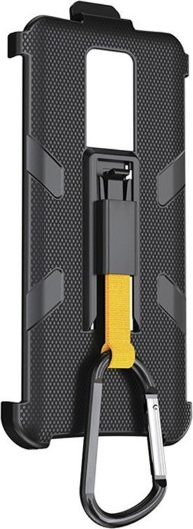 Kapak mbrojtës Ulefone Armor 17 Pro UF-C-A17P me karabinë, ngjyrë e zezë