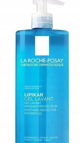 Xhel trupi La Roche-Posay Lipikar Cleansing Gel, për lëkurë të thatë dhe të ndjeshme, 1000ml, blu