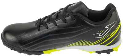 Këpucë futbolli për kalamaj Joma Propulsion Jr 2501 TF, për turf, lëkurë sintetike, të zeza, nr 32