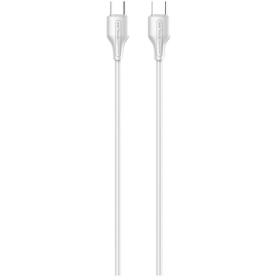 Kabllo USB C Serioux Type C në Type C, 1m, 65W, e bardhë