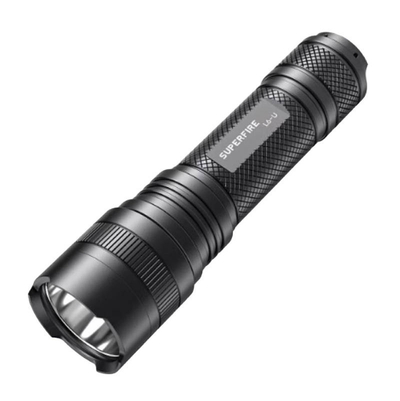 Elektrik dore Superfire L6-U, 1480lm, USB-C, e zezë