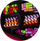 Set lodër për gërshetim flokësh Mega Creative 524069, me rruaza, rozë shumëngjyrësh