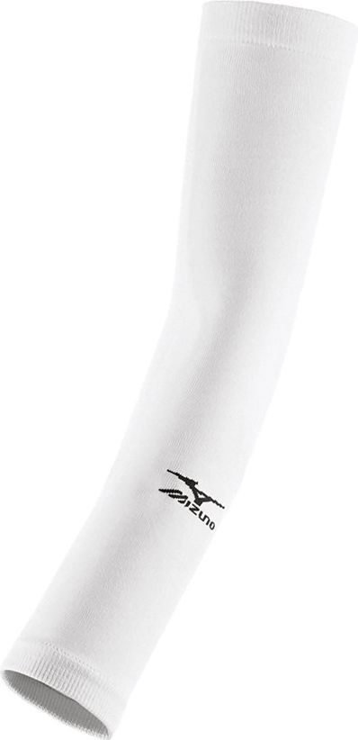Mëngë kompresuese krahu Mizuno, set 2 copë, për femra, e bardhë