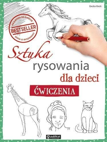 Libër vizatimi për fëmijë Art of Drawing for Children Exercises, ushtrime hap pas hapi