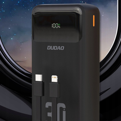Powerbank Dudao K15Max, 30000mAh, PD 22.5W, i zi