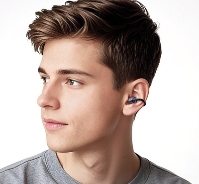 Kufje pa tela Hoco EA5 Duke, in ear me kapëse mbi vesh, Bluetooth, të zeza