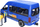 Lodër furgon Bruder MB Sprinter Transfer 02670, me figura, blu