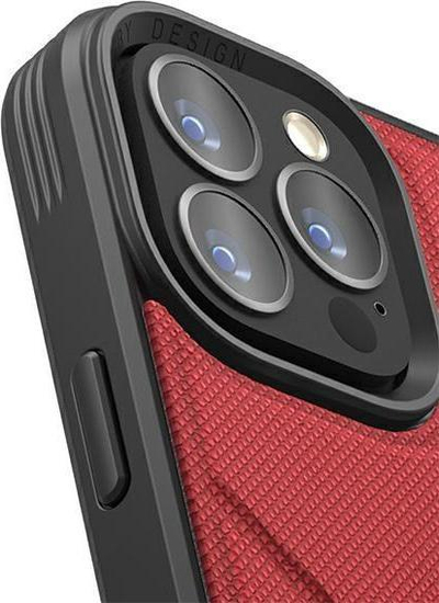 Mbulesë telefoni Uniq Transforma për iPhone 13 Pro Max 6.7", MagSafe, e kuqe