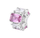 Pendant për varëse Brosway Fancy Vibrant Pink FVP02, e argjendtë/ rozë