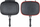Tigan dyfishe katror Heinner Dark Line, 32x24x7.5 cm, alumin, i zi