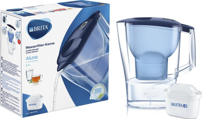 Shishe filtrimi uji Brita Aluna, kapacitet i madh, blu