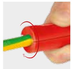 Strajper kabllosh Erko SIO 13, 8–13 mm², plastikë e përforcuar, portokalli