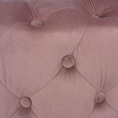 Stol velvet KASSIE, Chesterfield, Ø60×43 cm (HM8406.02)