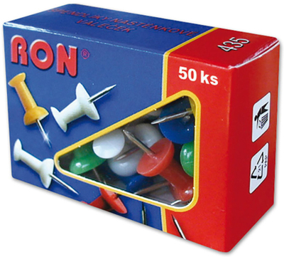 Цилиндрични чаури RON 435, 50 парчиња, метални