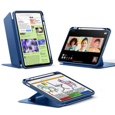 Калче за таблет ESR Flip Hybrid за iPad 10.9" 2022, со држач, со држач за Apple Pencil, темно сина