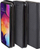 Kuti telefoni me magnet për Samsung Galaxy A32 5G, tip libër, me xhep kartash, e zezë