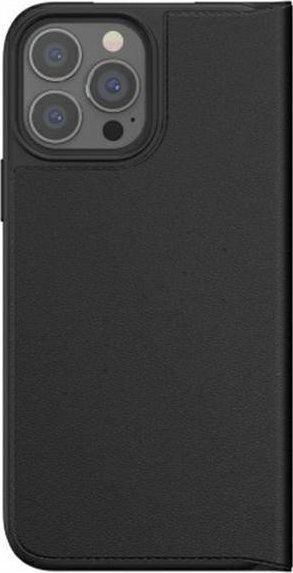 Mbulesë libër për telefon Adidas OR Booklet Case BASIC FW21, për iPhone 13 Pro Max, lëkurë eko, e zezë