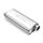 Muffler sportiv SLIDE Middle, 2.5" 63mm, çelik inox 304, 550mm, argjendtë