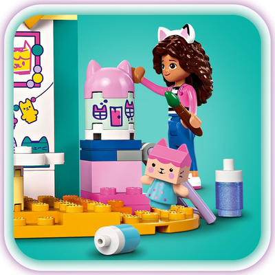 Lodra konstruktore LEGO Gabby’s Dollhouse 10795, set kreativ, për fëmijë 4+, shumëngjyrëshe