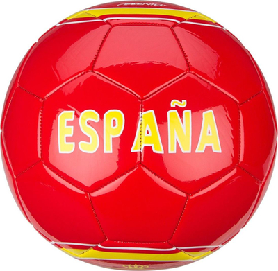 Top futbolli Avento Glossy World Spain, nr. 5, PVC, i kuq e verdhë