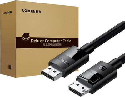Kabllo DisplayPort Ugreen 80391, 1.5m, 8K, e zezë