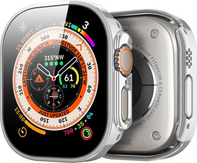 Këse smartwatch Dux Ducis Hamo për Apple Watch Ultra 49mm, metalike, argjendi
