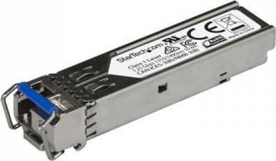 Transceiver optik SFP StarTech Juniper SFP-GE40KT13R15 Compatible, modul fibër optike, gigabit, argjendtë