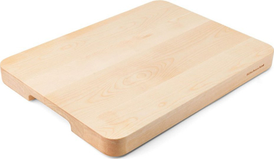 Dërrasë prerëse KitchenAid Gourmet, dru thupe, 42 x 30 cm, bezhë