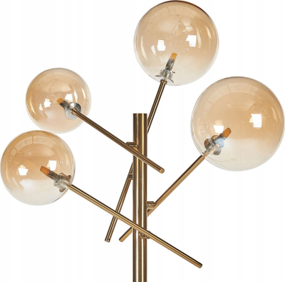 Lampë dyshemeje TAMESI, metal, 157cm, ngjyrë ari