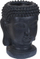 Vazo lulesh ProGarden Flowerpot Buddha, 25x26x35 cm, antracit e errët