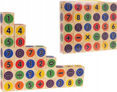 Loja me tabela Ramiz Mathematical Blocks Operations, 30 blloqe, shumëngjyrëshe