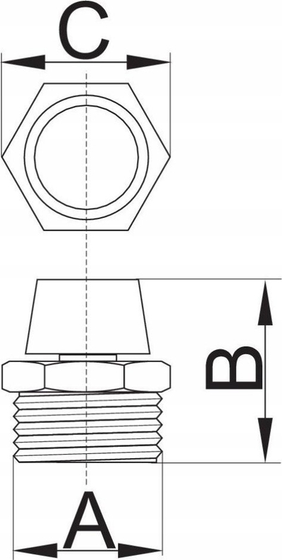 Valvul manuale ajri Hydroland, 1/2", me dorezë plastike