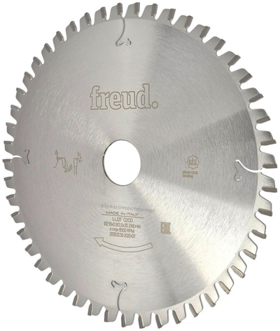 Teh sharre Freud LU2F 0200, Ø216mm, 48 dhëmbë, për dru dhe panele plastike
