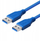 Kabllo USB 3.0 CABLE WW, 1.8 m, e zezë