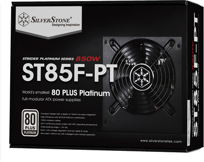 Burim energjie SilverStone Strider Platinum SST-ST85F-PT , 850W