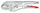 Kapëse gripi Knipex 41 04 250, 250mm, trup i nikluar, ngjyrë argjendi