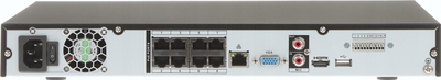Regjistrues IP Dahua NVR4208-8P-4KS3, 8 kanale, 8 PoE, i zi