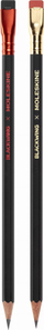 Set lapsash dhe mprese Moleskine BLACKWING X M, 4 copë, grafit, i zi