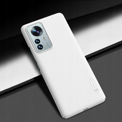 Mbështjellës telefoni Nillkin Super Frosted Shield për Xiaomi 12 Pro, mbrojtës i fortë, teksturë mat, blu Peacock