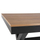 Tavolinë katrore alumini Tawnee 219,5x89,5x73Hcm (HM6039.01)