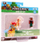 Set lodrash Minecraft Wind Up Toy Noor edhe Llama MC1015C, me mekanizëm me tërheqje, shumëngjyrësh