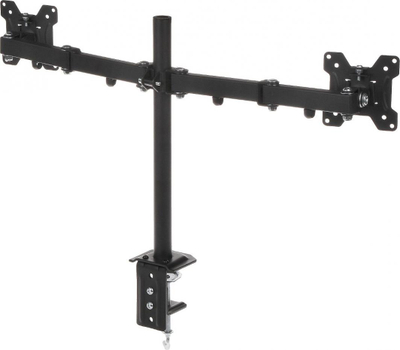 Стојалка за маса за монитори Red Eagle AX-PIXEL-TWIN, за 2 монитори 13\"–27\", црна