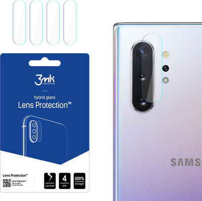 Mbrojtës kamere 3mk Lens Protection për Samsung Galaxy Note 10+, xham hibrid, transparent