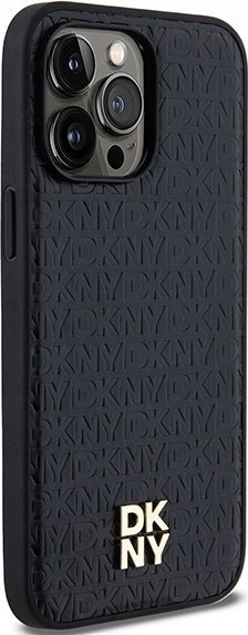 Mbulesë telefoni DKNY DKHMP14XPSHRPSK për iPhone 14 Pro Max 6.7", me MagSafe, e zezë