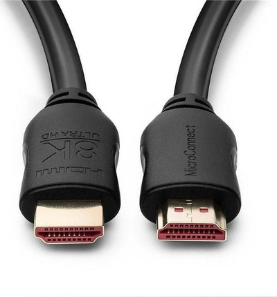 Kabllo HDMI Microconnect MC-HDM191910V2.1, 10 m, 8K, e zezë